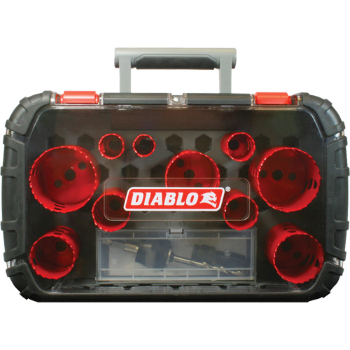 General Purpose Bi-Metal Hole Saw Set, 14 Pieces Nassau Supply