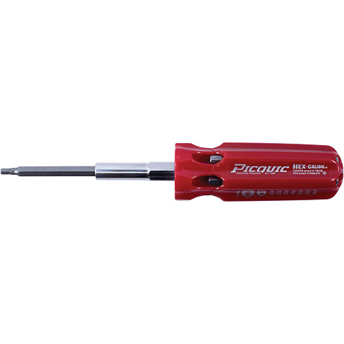 Tournevis multi-embouts m&eacute;triques Hex-Calibre, Prise Plastique Nassau Supply