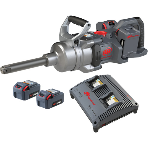 Ensemble de cl&eacute;s &agrave; chocs sans fil &agrave; couple &eacute;lev&eacute; avec enclume de 6", 20 V, Mandrin 1" Nassau Supply