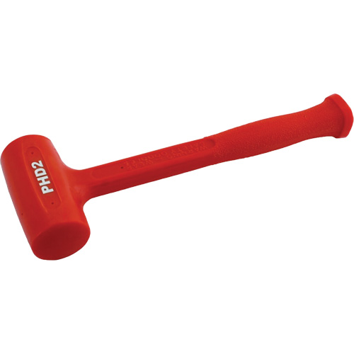 One-Piece Dead Blow Hammer, 1.6 lbs., Smooth Grip, 12-3/4" L Nassau Supply