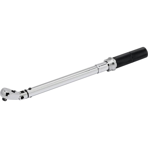 Micrometer Torque Wrench, Click, 3/8" Square Drive, 10.17 - 105.1 N.m/5 - 75 ft-lbs. Nassau Supply
