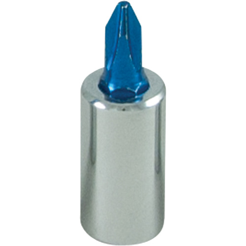 Douille tournevis &agrave; embout bleu, Phillips, #2, Prise 1/4" Nassau Supply