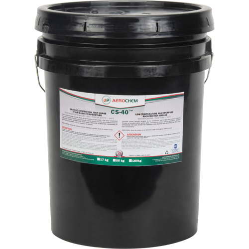 AEROCHEM CS-40 Low-Temperature Multi-Purpose Grease, 17 kg, Pail Nassau Supply