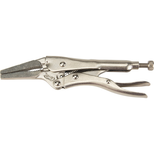 Locking Pliers with Wire Cutter, 6-1/2" Length, Long Nose Nassau Supply