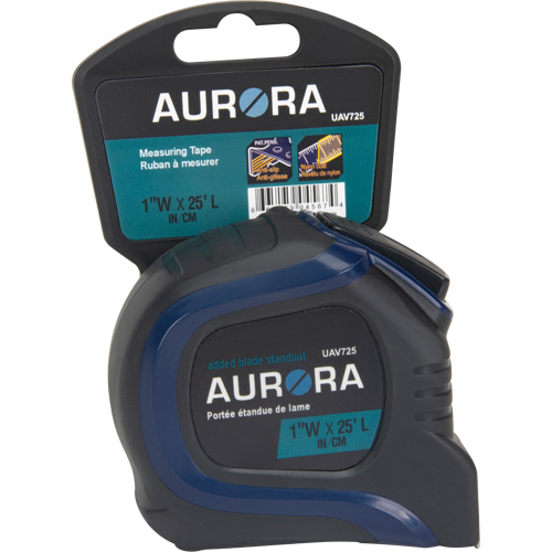 Tape Measure, 1" x 25', Imperial/Imperial & Metric Graduations Nassau Supply