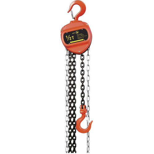 VCH Series Chain Hoist, 20' Lift, 2200 lbs. (1 tons) Capacity, Heat-Treated Alloy Steel Chain Nassau Supply
