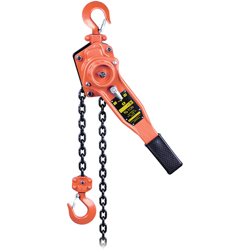 VLP Series Lever Chain Hoist, 10' Lift, 1653.46 lbs. (0.75 tons) Capacity Nassau Supply