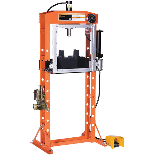 Super Heavy-Duty Shop Press, 20 Ton(s) Capacity Nassau Supply