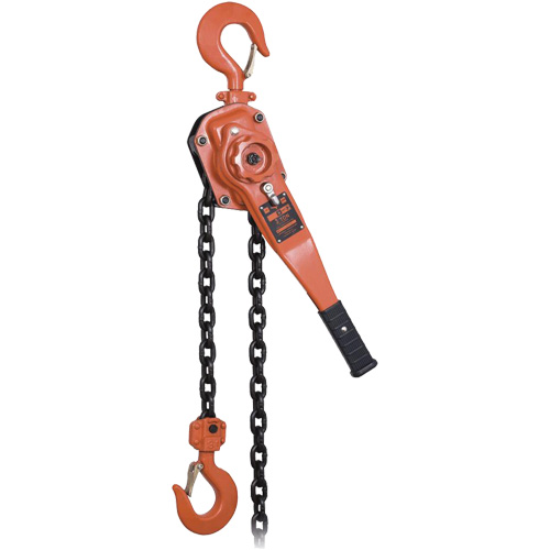 KLP-300L-5 KLP Series Heavy-Duty Lever Chain Hoist with Overload Protection, 5' Lift, 6000 lbs. (3 tons) Capacity Nassau Supply