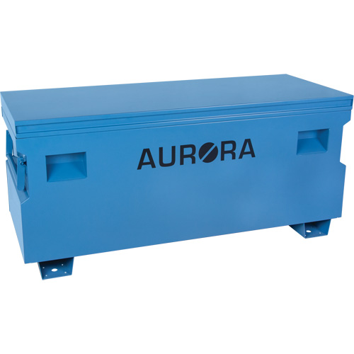 Jobsite Tool Box, 60" x 24" x 27-1/2", Steel, Blue Nassau Supply