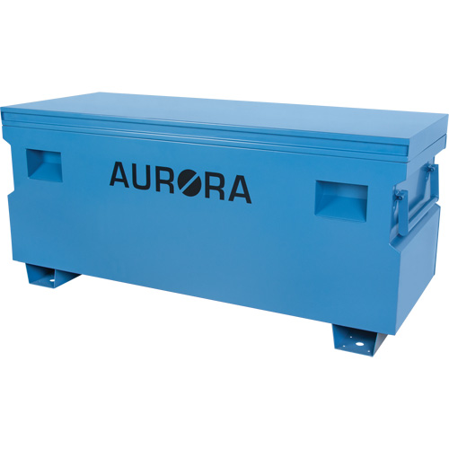 Jobsite Tool Box, 60" x 24" x 27-1/2", Steel, Blue Nassau Supply