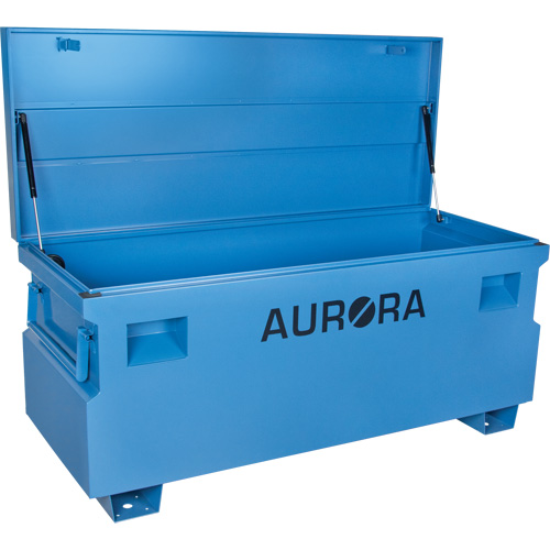 Jobsite Tool Box, 60" x 24" x 27-1/2", Steel, Blue Nassau Supply