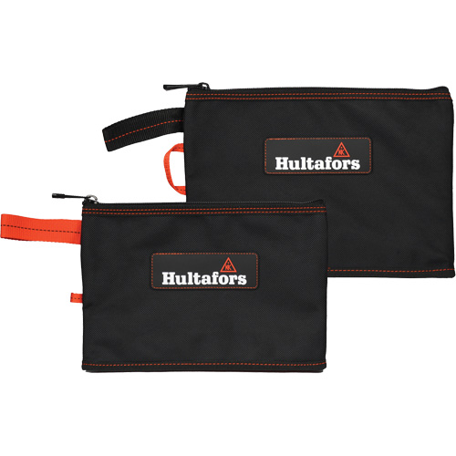 Multi-Purpose Zippered Bag, Ballistic Polyester, Black/Red Nassau Supply