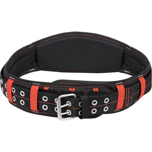 Ceinture coussin&eacute;e de 5", Noir/Rouge Nassau Supply
