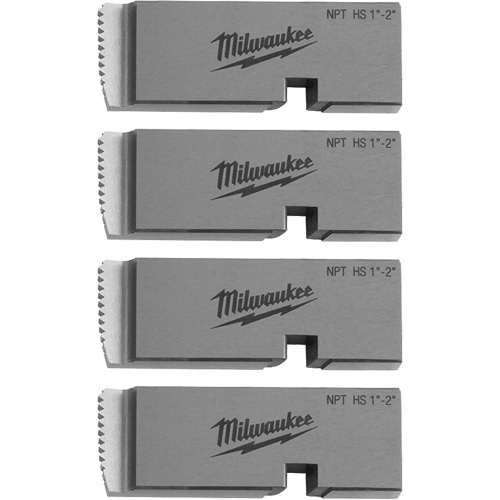 Fili&egrave;res de filetage pour tuyaux universel NPT, Pour tuyau de 1"-2", Acier rapide Nassau Supply