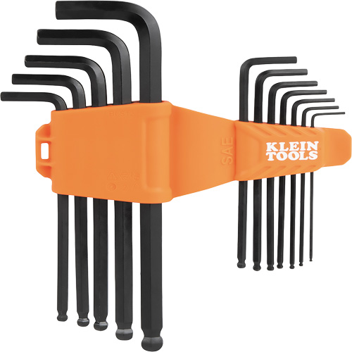 L-Style Ball-End Hex Key Wrench Set, 12 Pcs., Imperial Nassau Supply