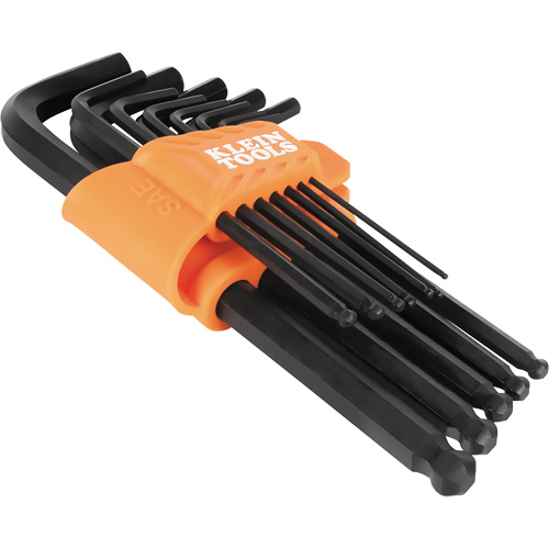 L-Style Ball-End Hex Key Wrench Set, 12 Pcs., Imperial Nassau Supply