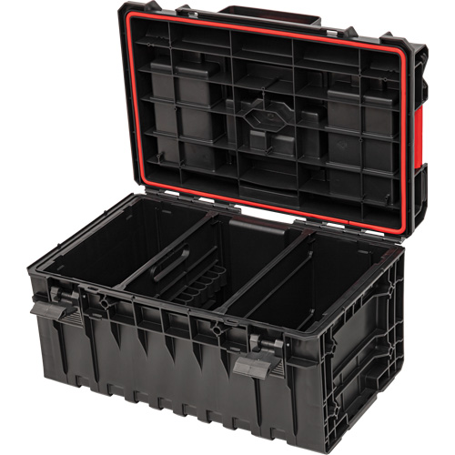 Arx&reg; Medium Toolbox, 23" x 15-1/5" x 12-3/5", Black Nassau Supply
