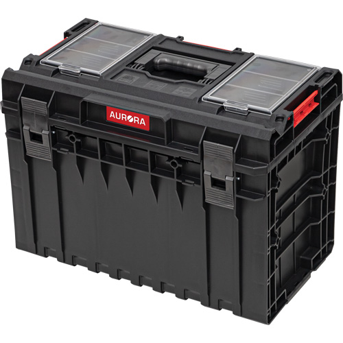 Arx Large Toolbox, 23" x 15-1/5" x 16-1/2", Black Nassau Supply