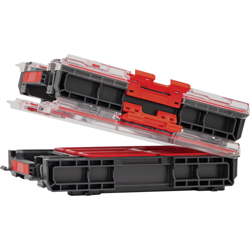 Arx Medium Organizer with Bins, 10-3/10" x 14-3/10" x 3", Black Nassau Supply