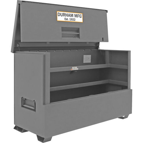57.4 cu. ft. Jobsite Piano Box, 72-7/16" W x 33-7/8" D x 49-7/16" H, Grey Nassau Supply