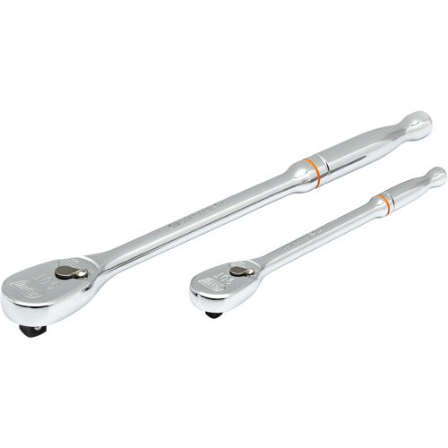 90-Tooth Long Handle Teardrop Ratchet Set Nassau Supply