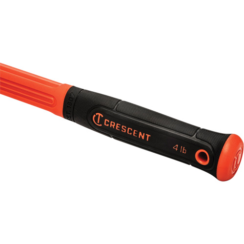 Marteau d'ing&eacute;nieur en fibre de verre, Poids de la t&ecirc;te 4 lb, 14" lo Nassau Supply