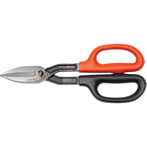 Straight Pattern Tinner Snips, 2" Cut Length, Straight Cut Nassau Supply