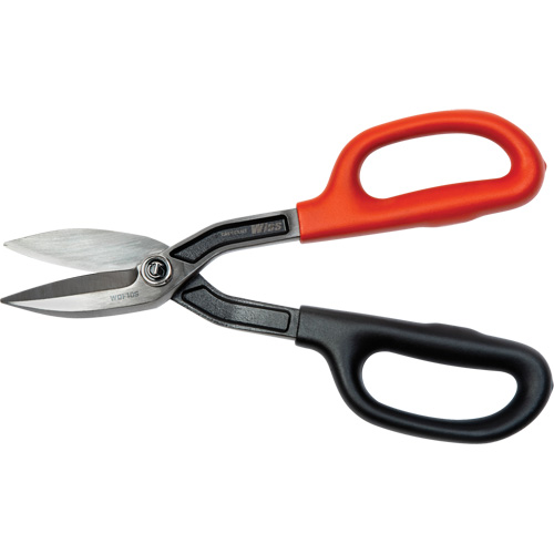 Straight Pattern Tinner Snips, 2" Cut Length, Straight Cut Nassau Supply