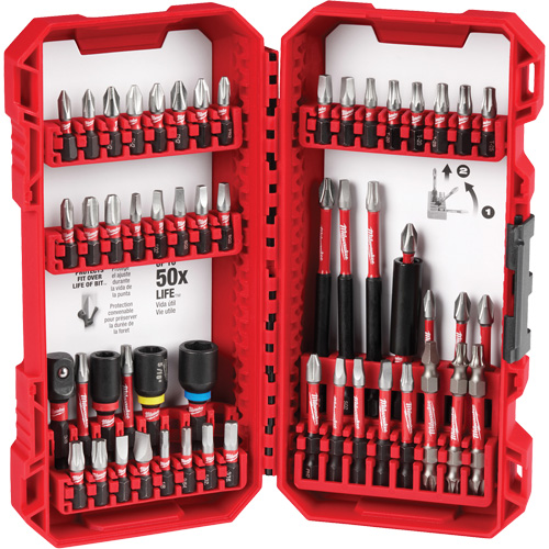 Jeu de 54 forets &agrave; choc Shockwave Impact-Duty Nassau Supply