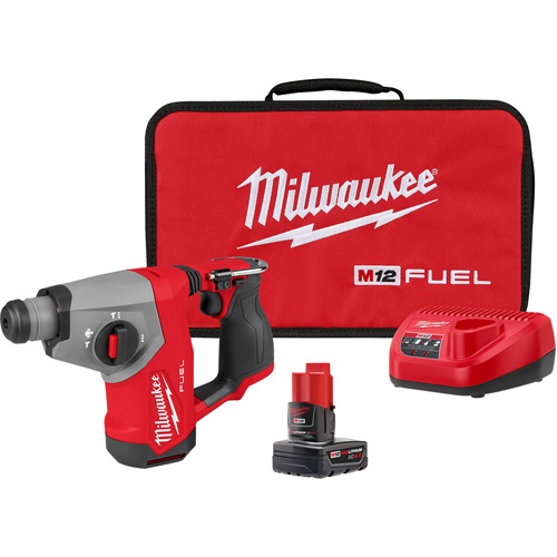 Marteau rotatif M12 FUEL 5/8” SDS Plus, 12 V, 5/8", 1214 tr/min Nassau Supply