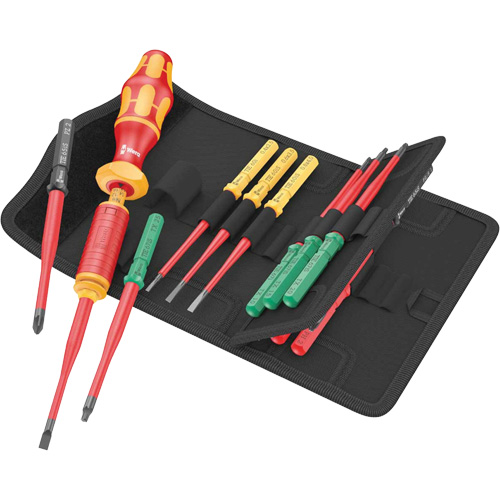 15-Piece Kraftform Kompakt Torque VDE Blade Set, 1000 V Nassau Supply