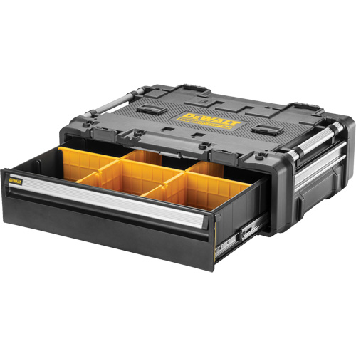 TOUGHSYSTEM&reg; 2.0 DXL Drawer, 30" x 21-13/20" x 9-17/20", Black/Yellow Nassau Supply