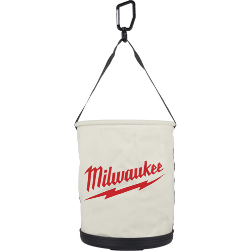 Sac seau polyvalent, 11-81/100" lo x 11-81/100" la x 14-57/100" h, Polyester, Blanc Nassau Supply