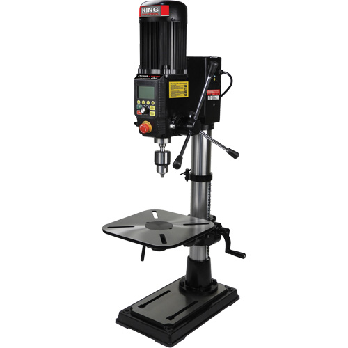 Perceuse &agrave; colonne Benchtop DVR, 16", Mandrin 5/8", 3000 tr/min Nassau Supply