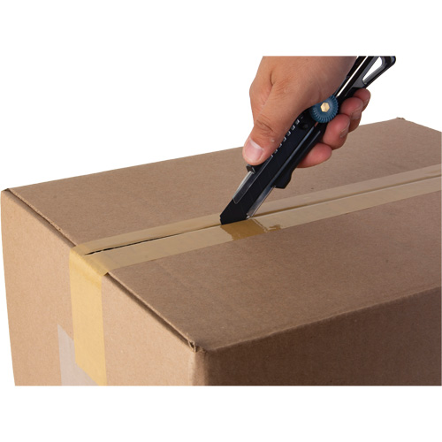 18mm Professional Knife with Ratchet, Stainless Steel, Heavy-Duty, Plastic Handle Nassau Supply