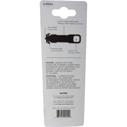 Disposable Safety Knife , Stainless Steel, Plastic Handle Nassau Supply