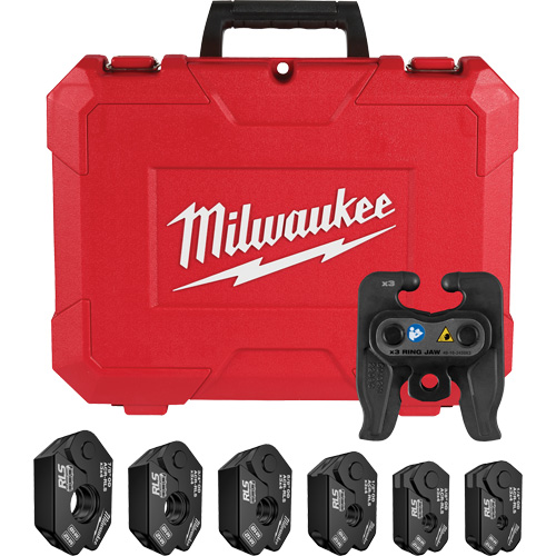 Ensemble d'anneaux de presse pivotant 1/4" - 7/8" RLS pour l'outil &agrave; presse M12 FORCE LOGIC Nassau Supply