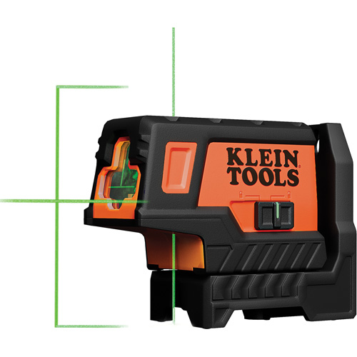 Compact Green Cross-Line Laser Level with Plumb Spot Nassau Supply