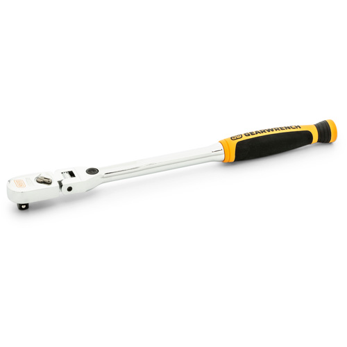 Cl&eacute; &agrave; cliquet &agrave; t&ecirc;te flexible verrouillable 120XP avec poign&eacute;e double mat&eacute;riau Nassau Supply