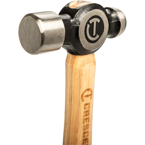 Ball Pein Hammer, 24 oz. Head Weight, Polished Face, Wood Handle Nassau Supply