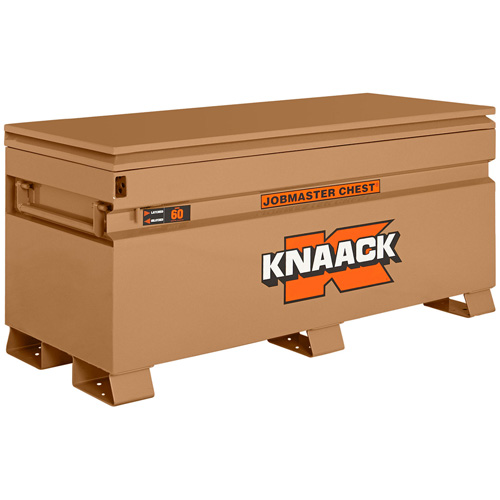 Coffre de chantier mod&egrave;le 60 avec cadenas, 60" x 24" x 28-1/2", Acier, Havane Nassau Supply