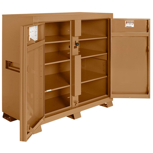 Armoire de chantier mod&egrave;le 139 avec cadenas, Acier, 59,4 pi³, Havane Nassau Supply