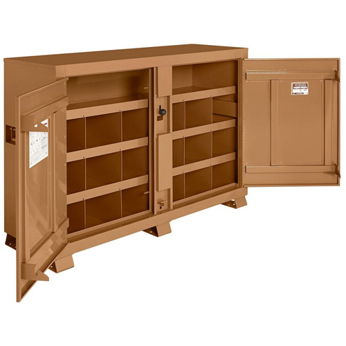 Armoire &agrave; bacs mod&egrave;le 129 avec cadenas, Acier, 48 pi³, Havane Nassau Supply