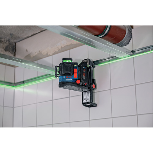 Laser dalignement/nivellement 360 connect&eacute; &agrave; faisceau vert &agrave; trois points Nassau Supply