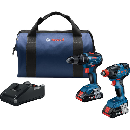 Ensemble de 2 outils, Lithium-ion, 18 V Nassau Supply