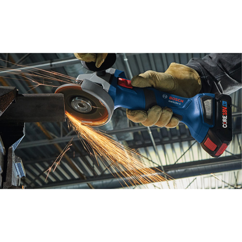 Brushless Angle Grinder with Slide Switch, 4-1/2" Wheel, 18 V Nassau Supply