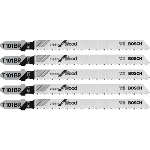 Lame de scie sauteuse Basic for Wood, Tige en T, 4" lo, 10 dents par pouce Nassau Supply