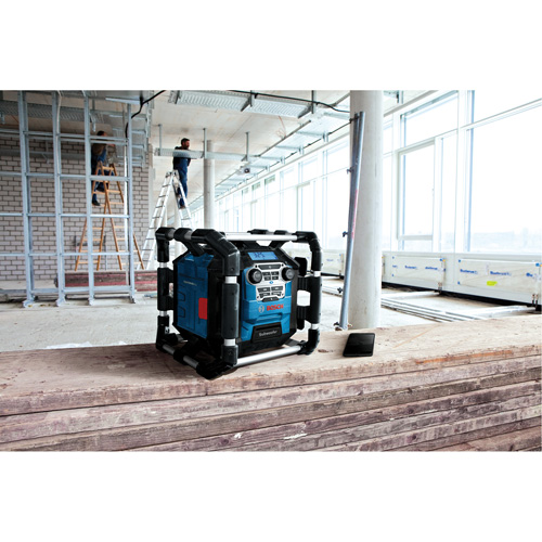 Radio de chantier avec Bluetooth 5.0 et station dalimentation, Lithium-ion, 18 V Nassau Supply