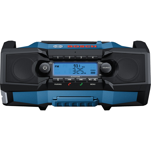 Radio de chantier compacte avec Bluetooth 5.0, Lithium-ion, 18 V Nassau Supply